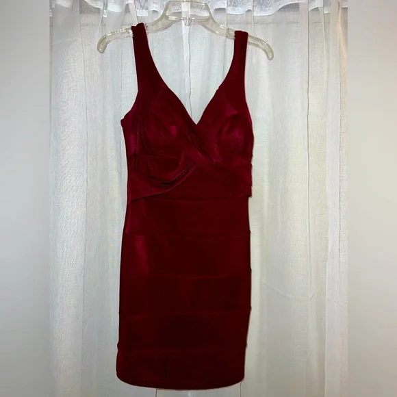 Emerald Sundae | Dresses | Red Form Fitting Mini Dress | Poshmark